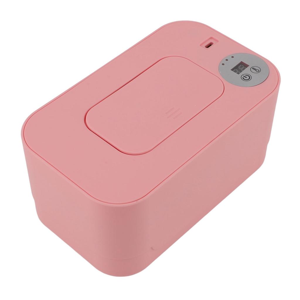 Wipes Warmer with Night Light Temperature   Refillable Multifunctional Portable USB Baby Wipes Holder Dispenser