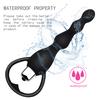 Vibrating Protaste Massager Anal Beads Vibrator Butt Plug Sex Toy for Men Women Silicone Anales Trainer Fun Toys for Beginners