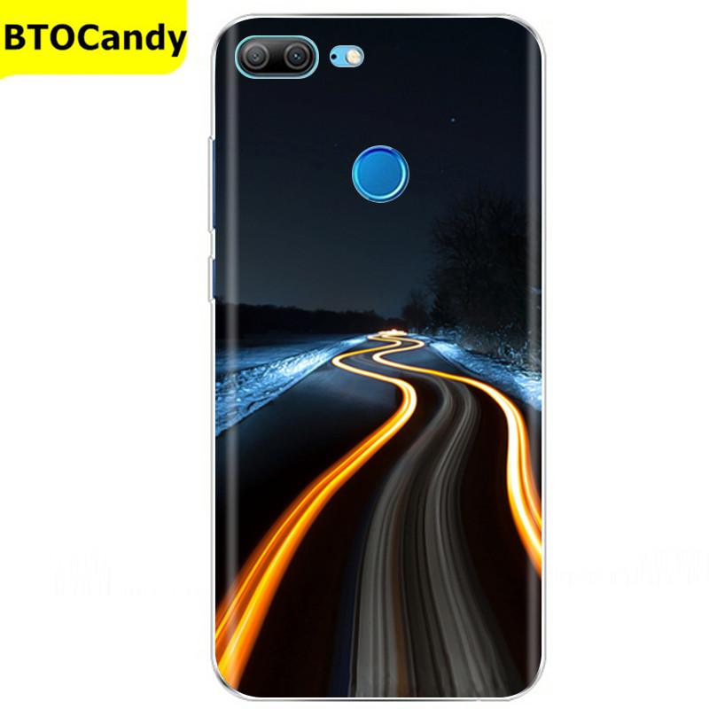 Etui For Honor 9 Lite Etui Kwiat Miękki Silikon Couqe Etui na Telefon Huawei Honor 9 Lite Etui Na Tył Honor9 9lite Coque Funda