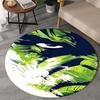 1PC Superhero Power Burst Round Rug, Non-slip Chair Mat, Home Decor, Circle Carpet Perfect for Office, Bedroom, Living Room,Christmas gift