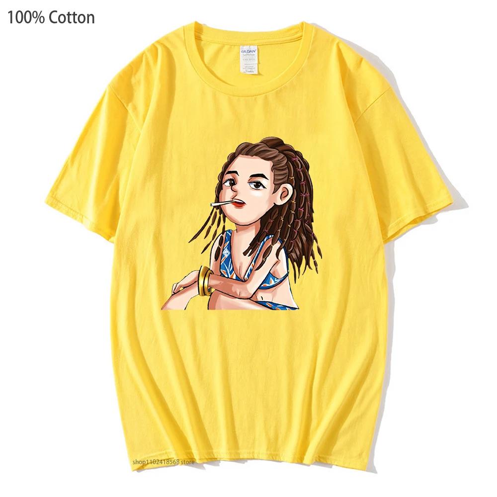 Kuina Hikari Tshirts  Anime Alice In Borderland T-Shirts Women Harajuku Tees Short Sleeve Clothes Men Y2k Shirt Cotton Tops