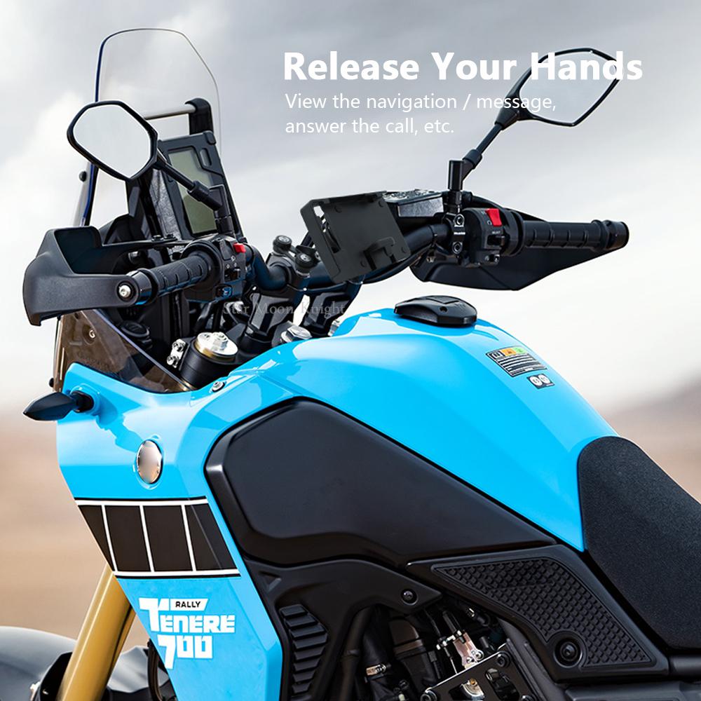 Motorcycle Handlebars Stand Holder Phone Mobile Phone GPS Navigation Plate Bracket For Yamaha Tenere 700 T7 T700 XT 700