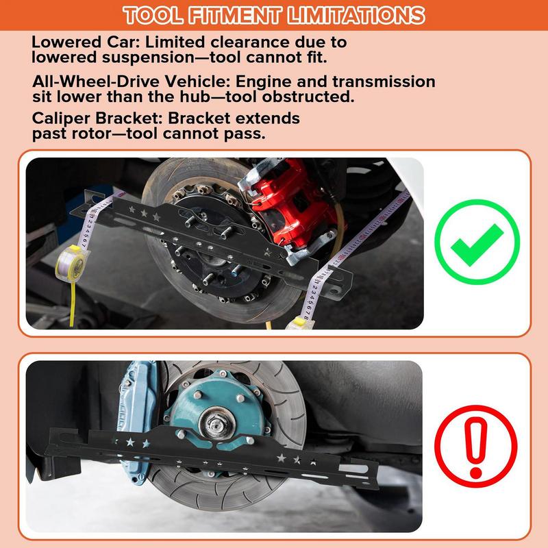 Spurplatten Spurvermessungswerkzeug Platten Zubehör Robuste Platten Genaue Messungen Spureinstellwerkzeug Tafel