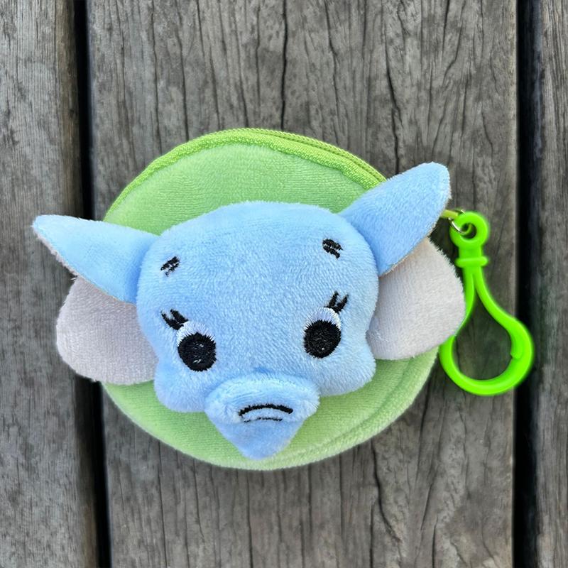 Cute Small Elephant Wallet Pendant Women Card Wallets Zipper Coin Pocket Card Bags Female Coin Purses Card Holder