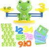 Balance Math Game Educational Toys  Learning Material Counting Toys - Fun Scale Balancing Toy Set for Boys Girls Xmas Gift