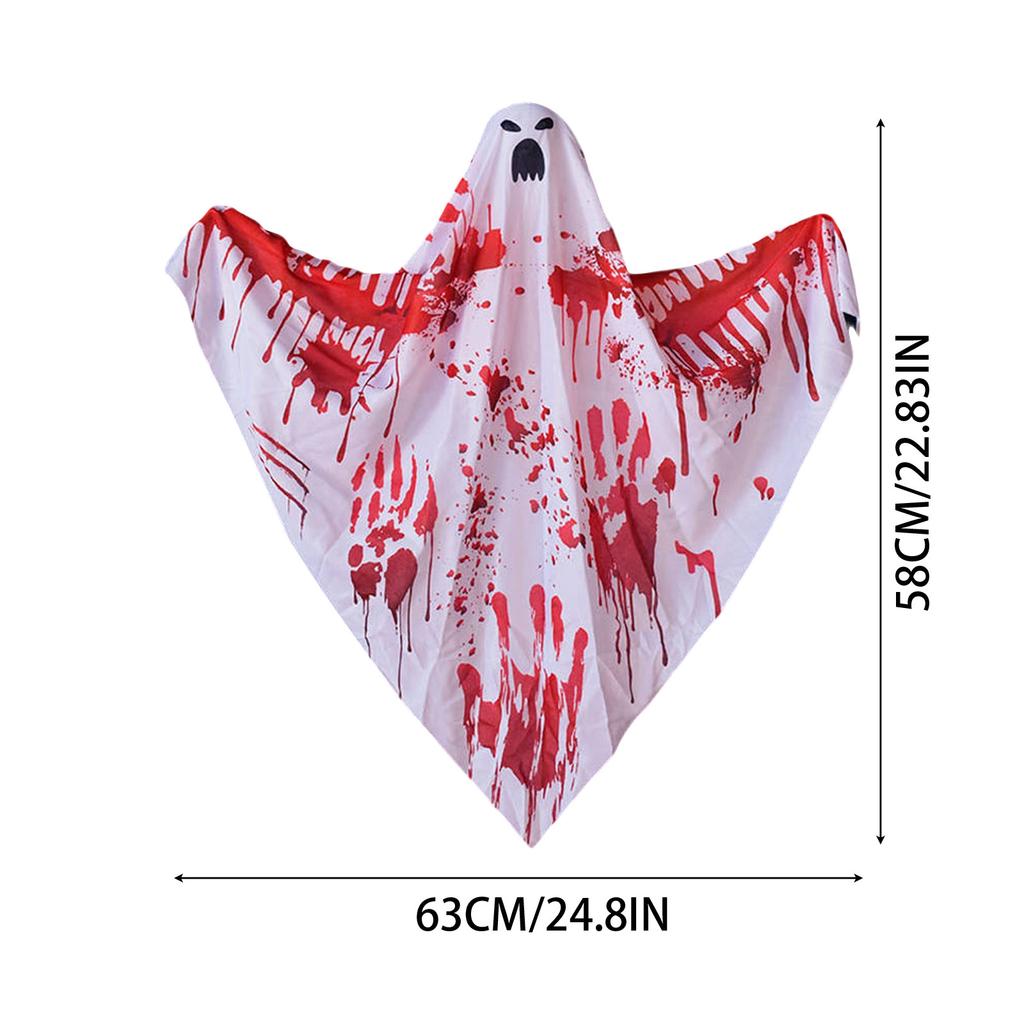 Horror Themed Flying Spirit Prop Halloween Hanging Ghost With Gore Effects For Escape Rooms Haunted Houses Dark Parties Prop
