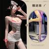 Sexy Sweet Nurse Pure Desire Cosplay Perspective Hanging Neck Hip Skirt Hot Sexy Lingerie Women