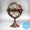 18" inch Large Fully antique finish Brass Armillary Sphere Engraved Nautical Astrolabe World Globes Christmas gift home decor
