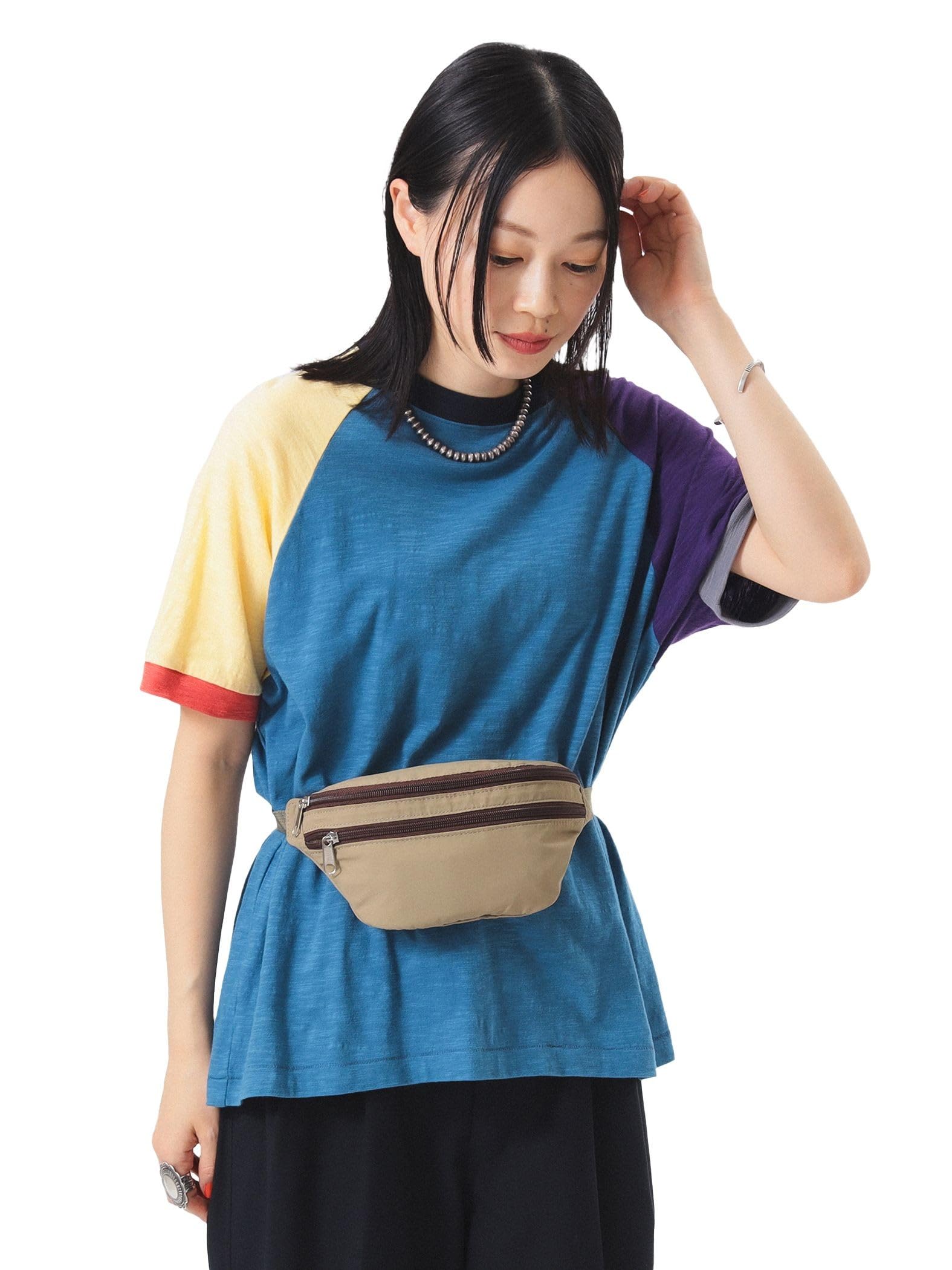 

Beams Boy S/S Tee, Slub Jersey Crazy Short Sleeve, Women s, Blue, Free Size