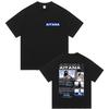 Zangeres Aitana Cuarto Azul Tour 2025 Print T-shirt Unisex Dames Hip Hop Fans Kleding Korte Mouw T-shirts Tops Puur Katoen T-shirt