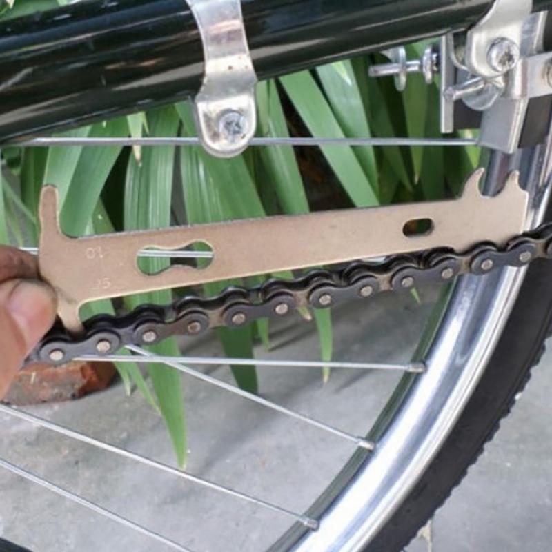 Bicycle Chain Test Caliper Highway Folding Bicycle Mountain Bike Chain Wear Replacement Detection Card Rail Tool