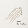 100Pcslot 14K 18K Gold Plated 16-50Mm Ball Head Pins Diy Jewelry Making Findings Brass Metal Flat Head Eye Head Pins Supplies