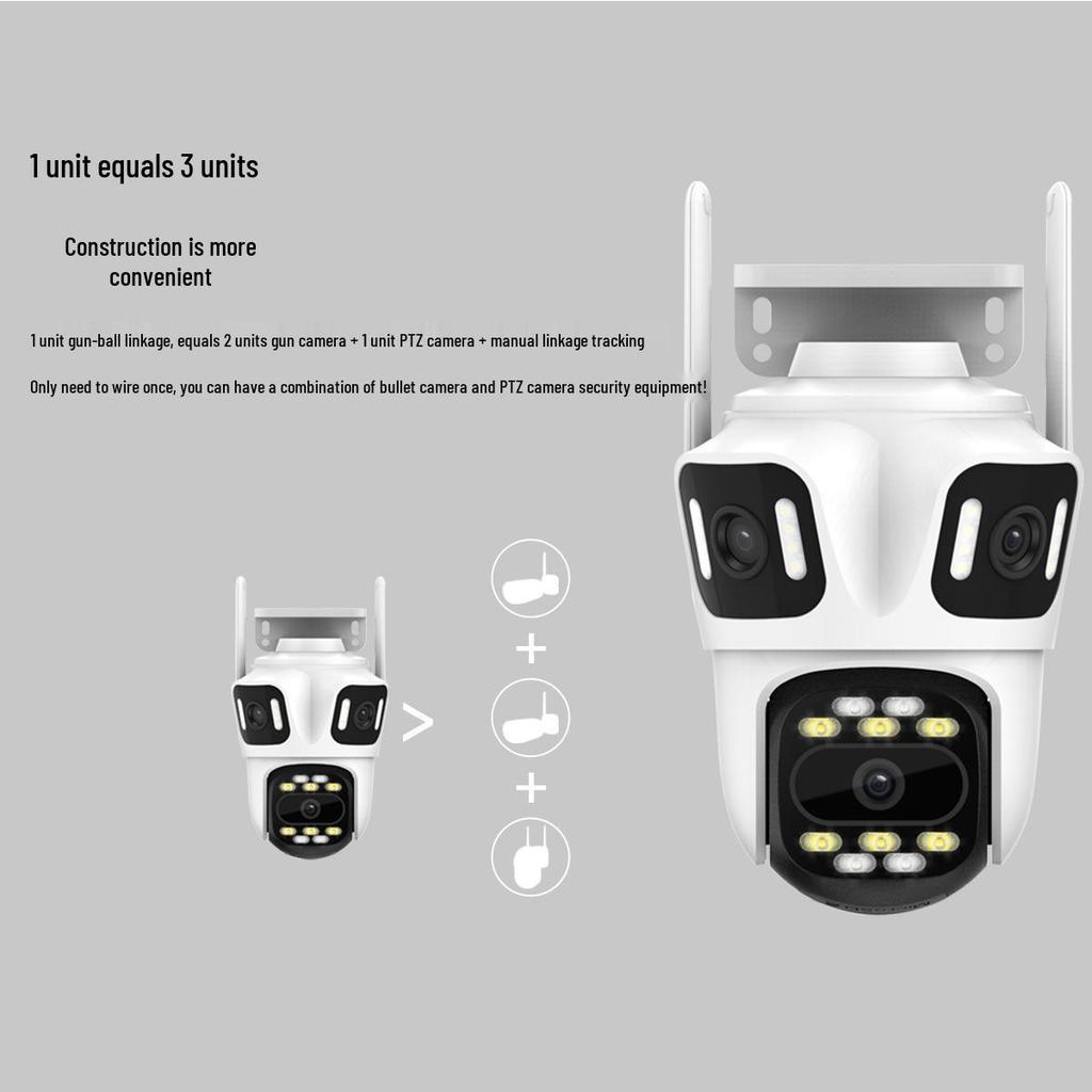 Ultra Clear Night Vision WiFi Panoramic Camera for Home & Outdoor Monitoring