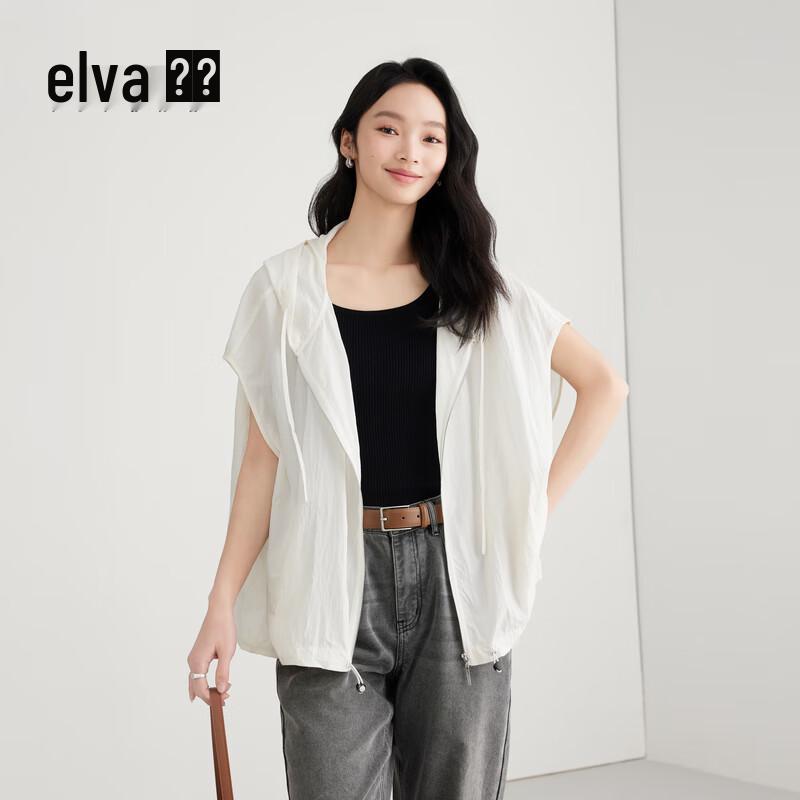 

Elva Island Women s Hooded Short-Sleeve Sun Protection Jacket S