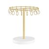 Portable Claw Clip Organizer Metal Hair Clip Holder Storage Display Stand for Women and Girls In Bedroom or Bathroom