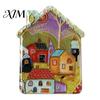 Whiteboard Magnets Vintage House Refrigerator Magnet, Colorful Fairy Tale Town Magnet Fridge Magnetic Kitchen Decoration Accessories