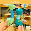 Cute Springy Dinosaur Keyring Charming Pvc Gift For Birthdays And Holidays