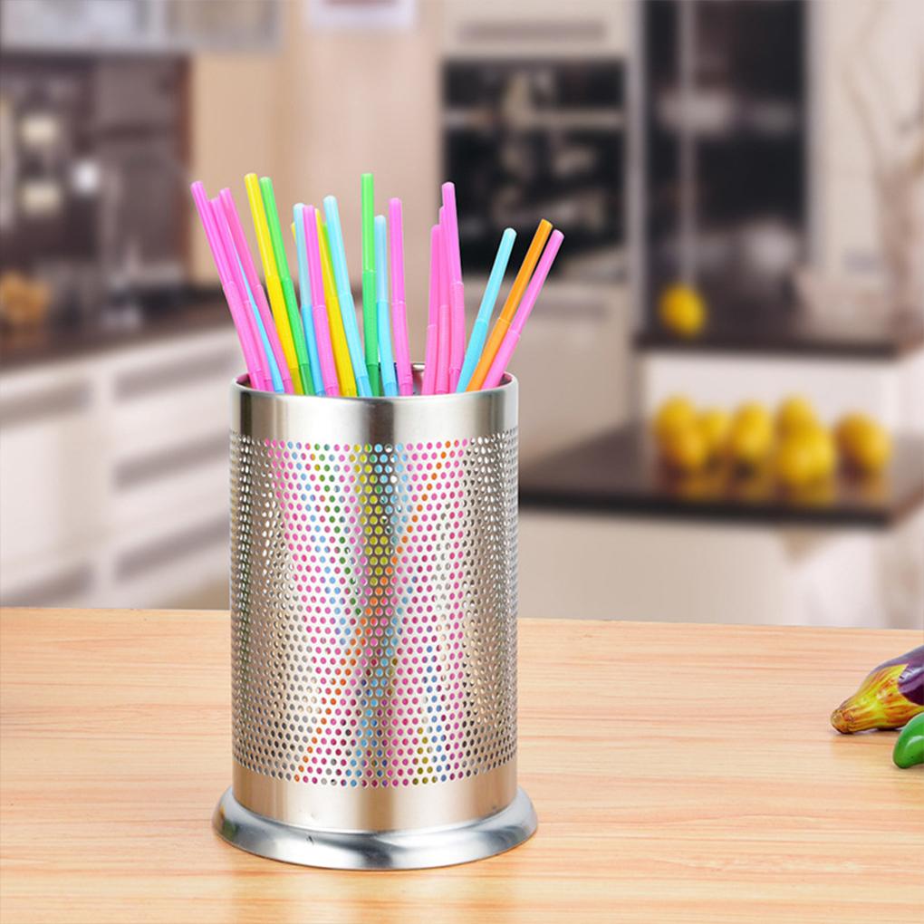 Edelstahl Küchen Essstäbchen Aufbewahrungsgestell Leicht zu Reinigen und Rostbeständig Essstäbchen Organizer