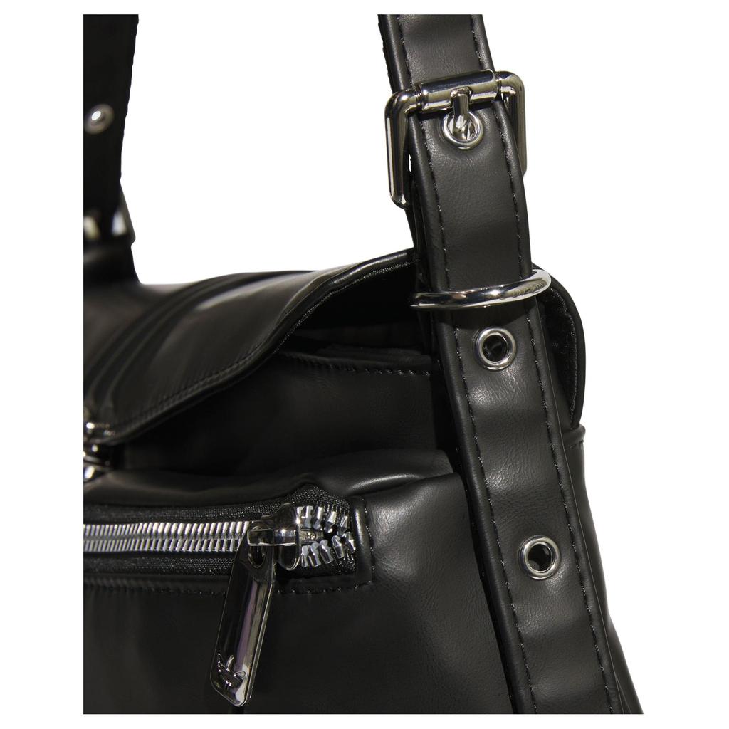 Adidas Originals Trefoil Recycled Polyester Shoulder Bag Regular Women's Black KC1416