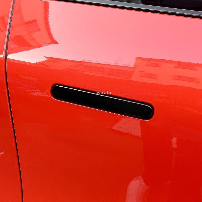 For XPeng G6 2024 2025 ABS carbonfiber Car Outside Door Handle Cover Trim Handle Protector Sticker Exterior Accessories