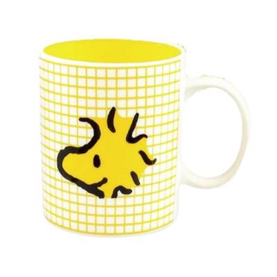 Marimo Craft Graph Check Mug with Wood Stock, 80 X H96mm, SPZ-3603