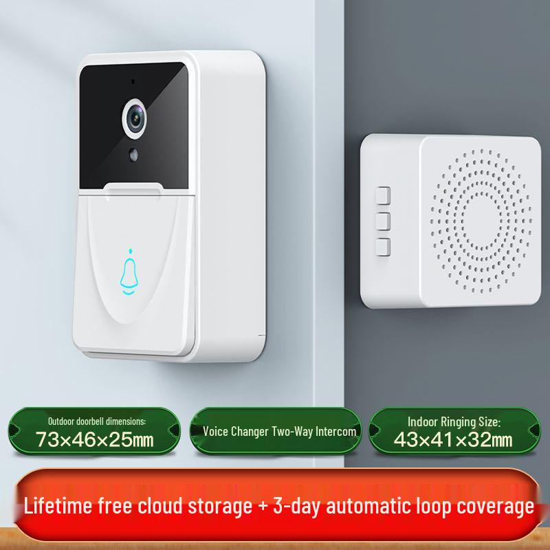 

Умный WiFi видеодомофон с удаленной связью и беспроводным видеонаблюдением типа «кошачий глаз»