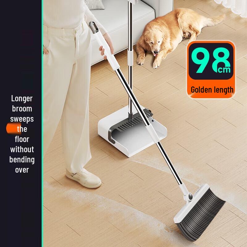 Jiabangshou Folding Broom & Dustpan Set
