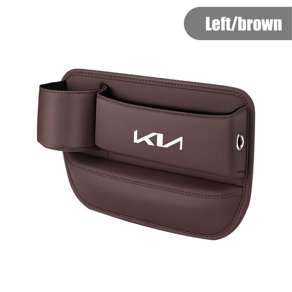 Car Seat Gap Storage Plug Strip Water Cup Storage Box For KIA KN Sportage Ceed Sorento Cerato Optima Picanto Rio Soul K5 Stonic CP6