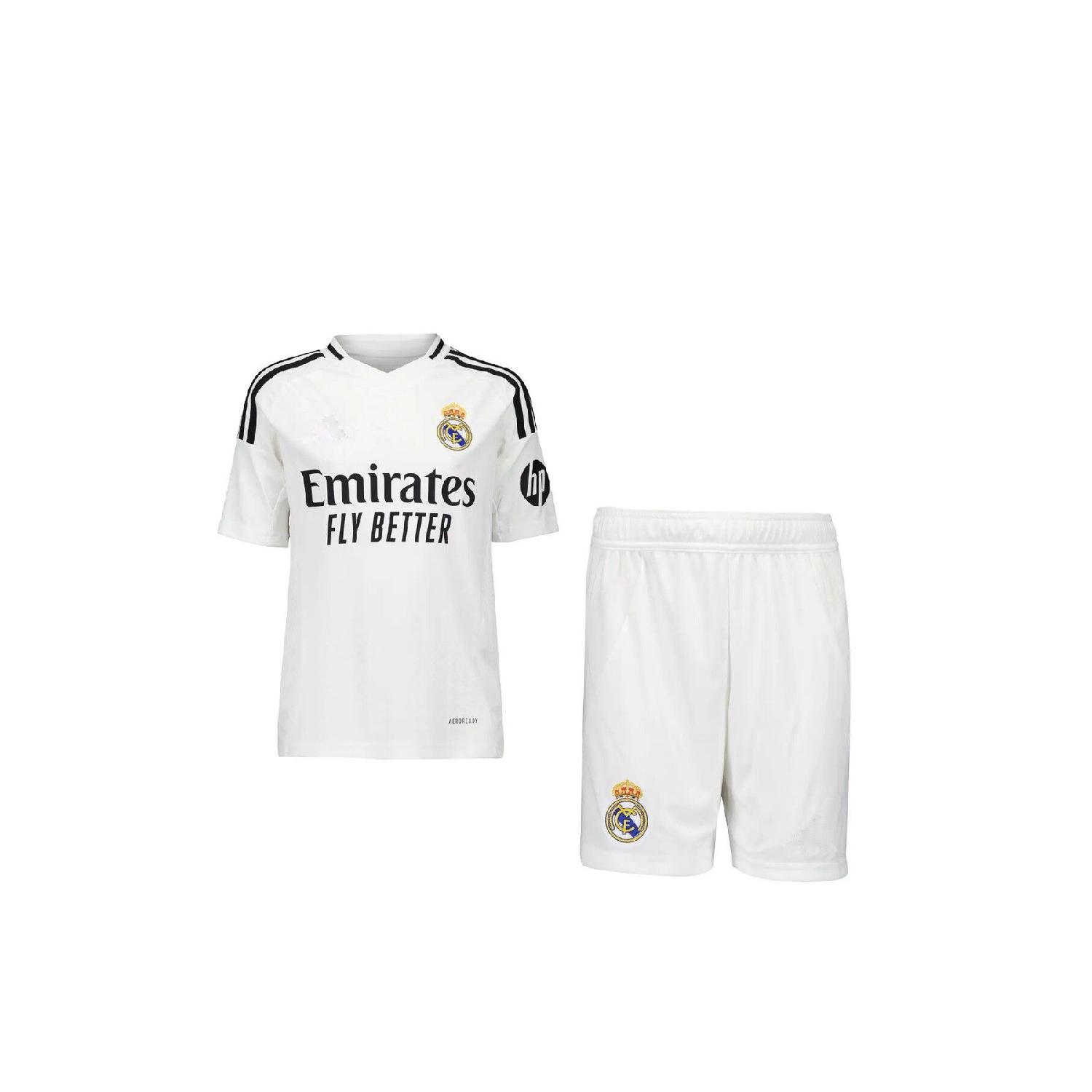 

Real.madrid Kylian Mbappe 2024/2025 Детская футбольная майка нового сезона, 2 шт. 3-4 Yaş белый