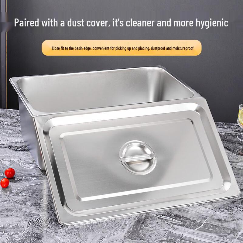 Stainless Steel Gastronorm Food Pan with Lid