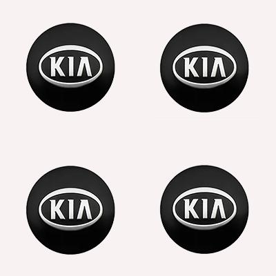 4Pcs 56mm Car Styling Wheel Center Hub Cap Stickers Accessories For KIA GT-Line Rio 4 Ev3 ev6 Niro Stonic Sportage Ceed Picanto