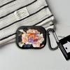 Case For Airpods Pro3 Pro2 2 4 3 1 Pro Earphone Cases Cover Blue Peony Flower
