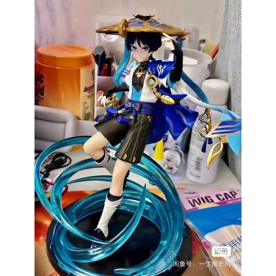 Genshin Impact Figurka Genshin Akční figurka Wanderer Scaramouche Hra 24cm Model Sběratelská ozdoba Dětský vánoční dárek
