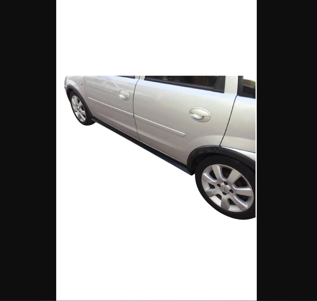 

For Opel Corsa C (2001 To 2006) Compatible Opc Style Side Skirt Set 2 Pieces - Body Kit Styling Chrome Tires Battery Racer Rocker