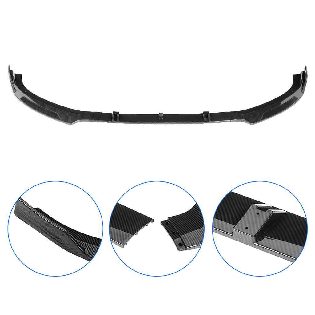 Front Bumper Lip Spoiler Chin Spoiler Diffusers Shovels Modification Fits for  Celsius  8V 2014-2016
