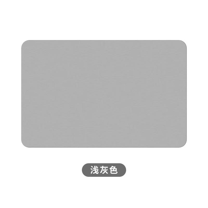 Diatomite Mat Stone Bath Mat Super Absorbent Diatomite Carpet Quick Drying Diatomaceous Earth Bath Mats Non-Slip Shower Rug