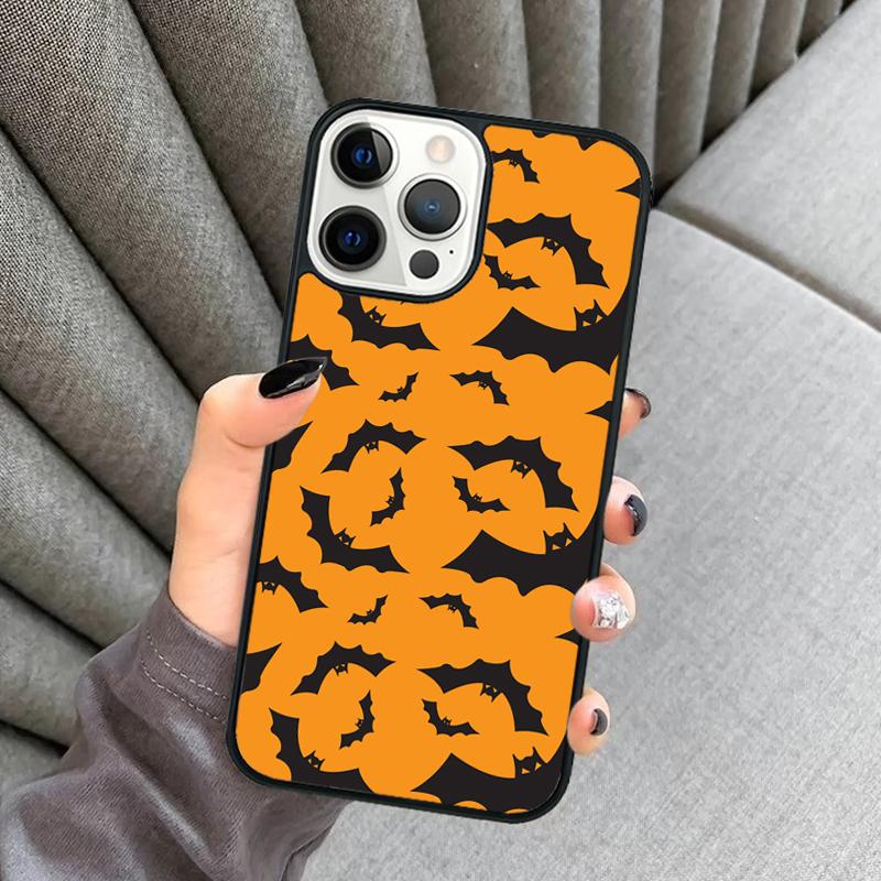 Halloween Bat Phone Case For iPhone 17 Air 16 16e 15 13 14 Pro Max 11 12 Plus 2022 MAX Shell Cover coque
