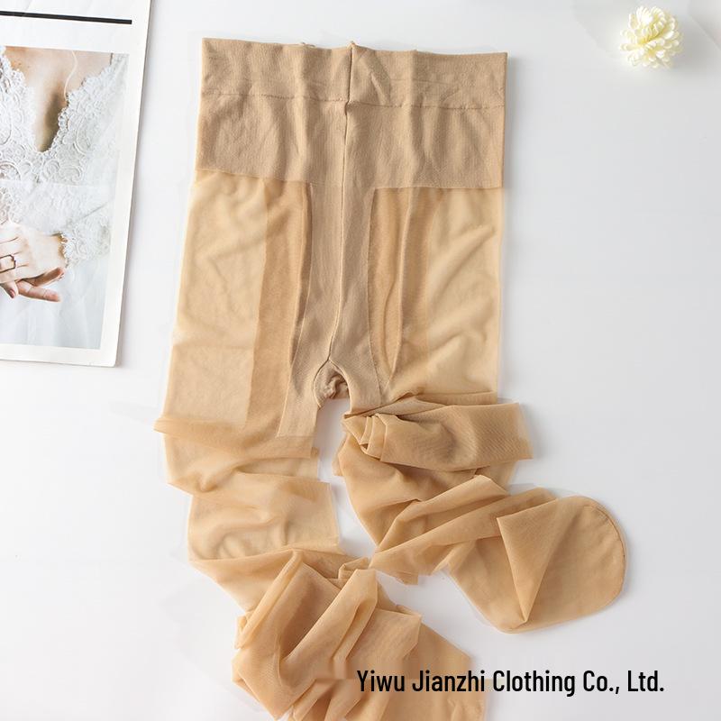 3D Ultra-Thin Sun Protection Silk Pantyhose with Tummy Control and Anti-Snagging