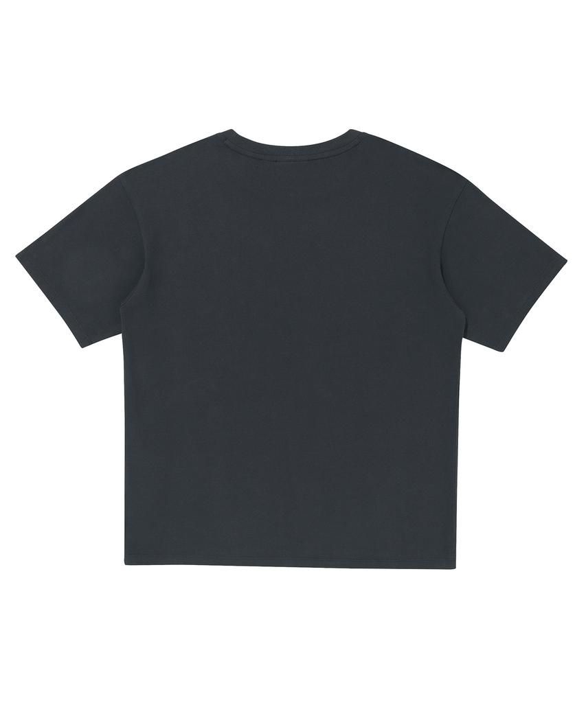 Syupeodeulai W Vintage Rose T-Shirt Dark Gray