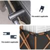 4Pcs Garden Trolley Cart Buckle for Travel Picnics Sport Hiking Shopping Lightweight Camping Cart Buckle Replacement Set