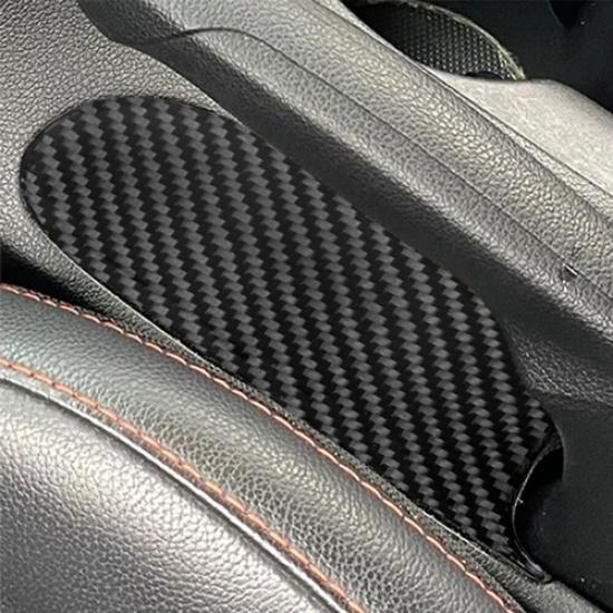 Carbon Fiber Interior Handbrake Base Cover Trim For Hyundai Veloster -