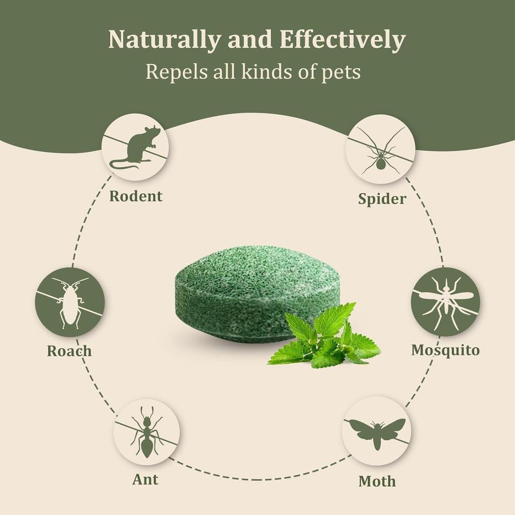 Rat Repellent Pack of 25 Balls for Car Home, Repel Mice and Rats Protect Wires In Car, Home Indoor Outdoor, Garden Patio Garage, No Kill Only Repel