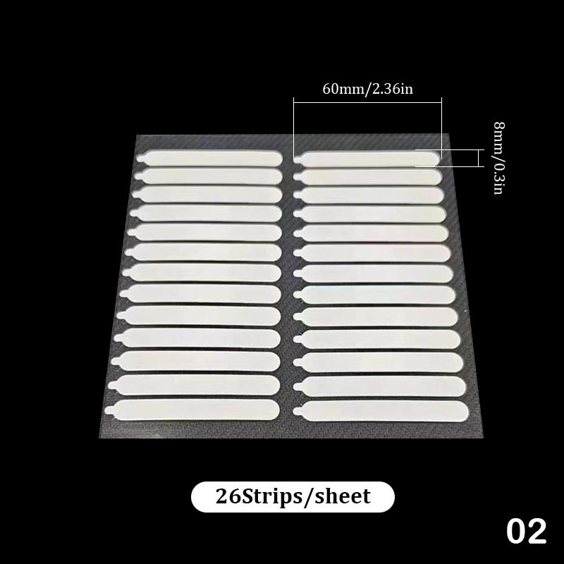 24/26Pcs Double Sided Tape For Nails Display Press On Nails Adhesive Clear Tape For Nail Packaging Salon Supplies Showcase
