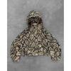Completo Unisex con Felpa Oversize a Manica Lunga Stampa Alberi Mimetica Streetwear Completo Due Pezzi