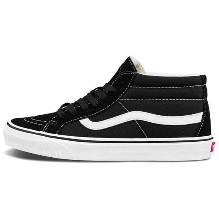 

Черные кроссовки унисекс Vans Sk8-Mid True-White VN0A391F6BT