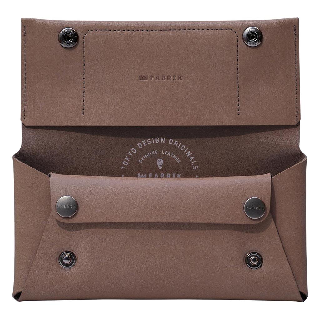 FABRIK Long Large Easy Genuine and Black Wallet, Wallet, Capacity, Access, Compact, Thin, Leather, Men's Women's, Stylish, Gift, Fabric,