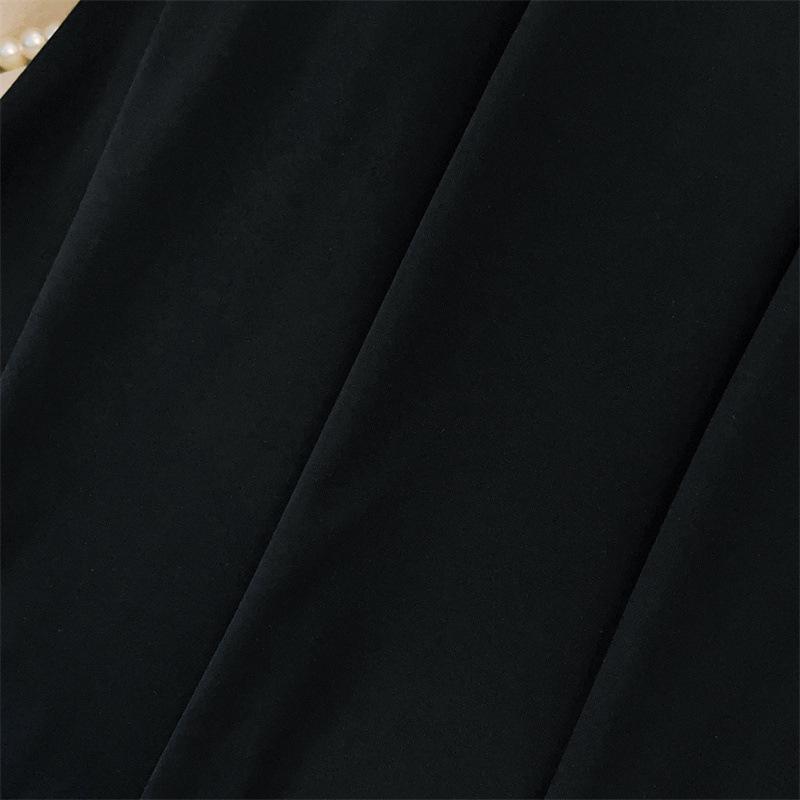 Plus Size Slimming Mid-Length Loose Dress for Women - Round Neck, Sizes 200/300/350 Jin, Style 7117