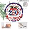 2D Flat Aluminum Wall Hanging with A U.S. Independence Day Theme. Available in Various Sizes. Suitable for Living Rooms, Cafes, Front Doors, Porches