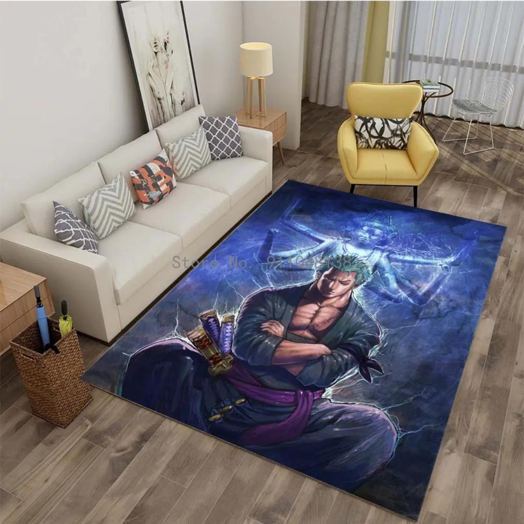 2026 Anime One Piece Japan Cartoon Teppich Teppich Für Wohnzimmer Schlafzimmer Sofa Fußmatte Dekoration Kinder Spielen Rutschfester Boden