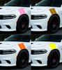 Premium Quality Hash Racing Stripe Decal For Car Truck Suv Fender Hood Bumper
